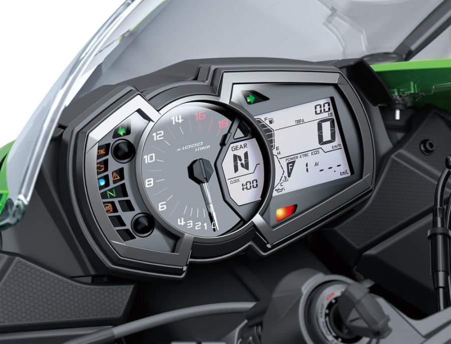 Ninja ZX 6R 2020 04 Painel Instrumentos Motorede