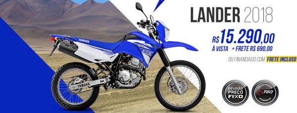 Nova Lander 250 2018 Preço Competition Blue Azul