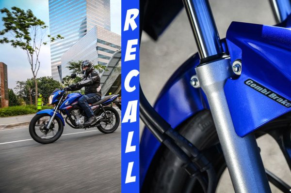 Recall Honda CG 160 2018 Suspensão Dianteira