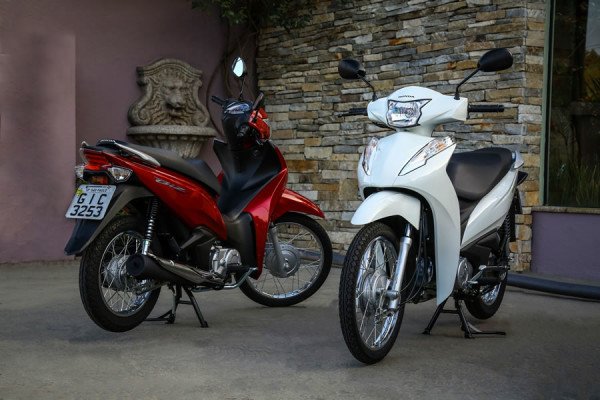 Honda Biz 2019 125 e 110i Vermelha e Branca