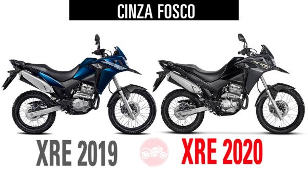 XRE300 2019 vs XRE300 2020 Cinza