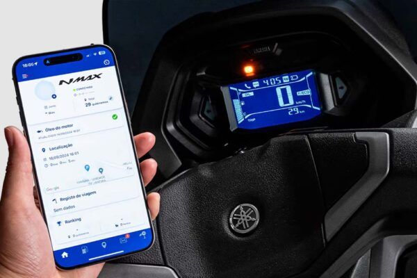 Yamaha NMax ABS Connected 2025 painel